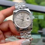 Replica Rolex 36 Datejust Silver Dial Jubilee Band Watches